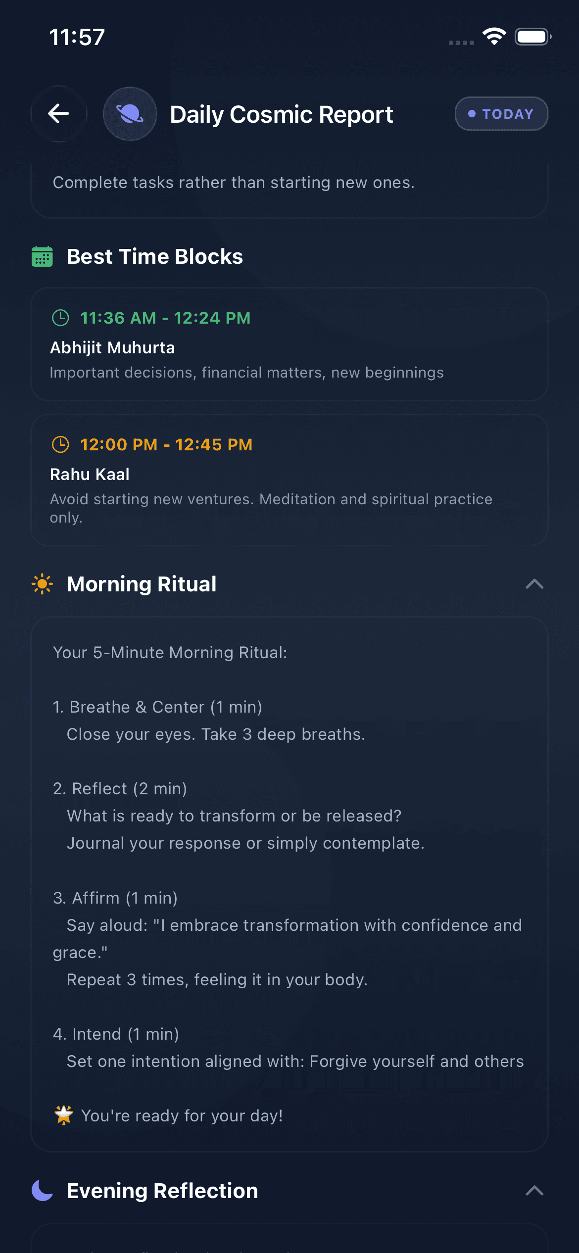 Cosmic insights - Comprehensive reports